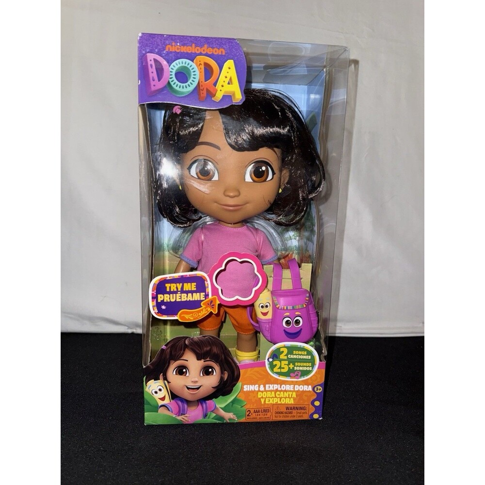 New Nickelodeon Dora Sing & Explore Dora Ages 3+ Kids Toy with Sounds